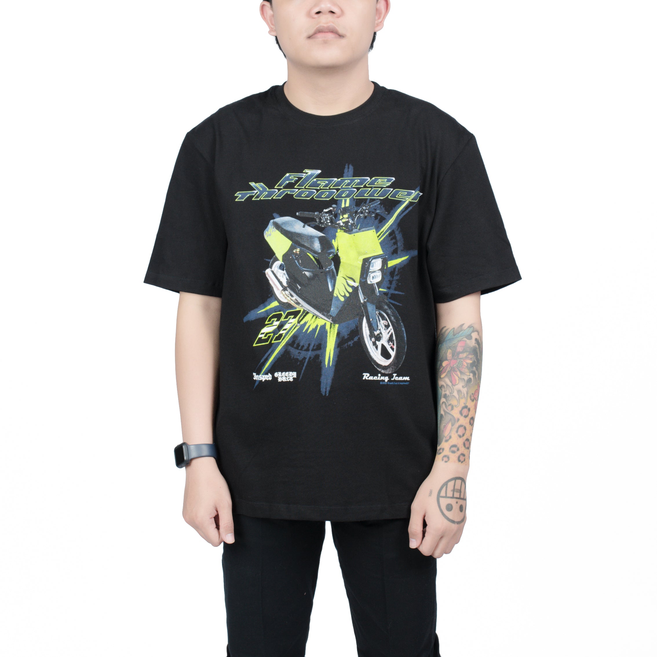 Inspired27 x Greedy Dust - Tshirt Flamethrooower