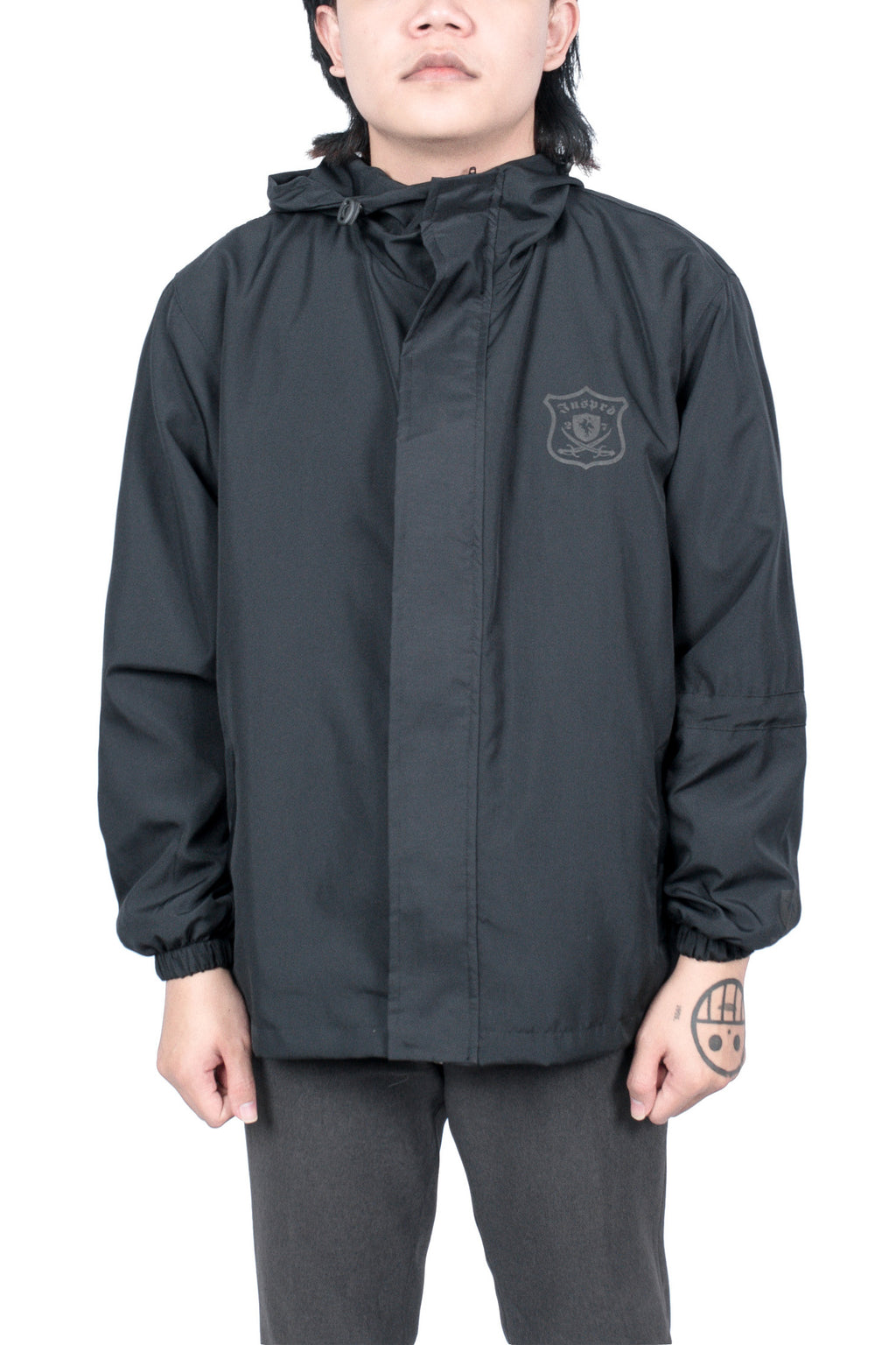 Inspired27 - Jacket Windbreaker Shield Basic JK | Black