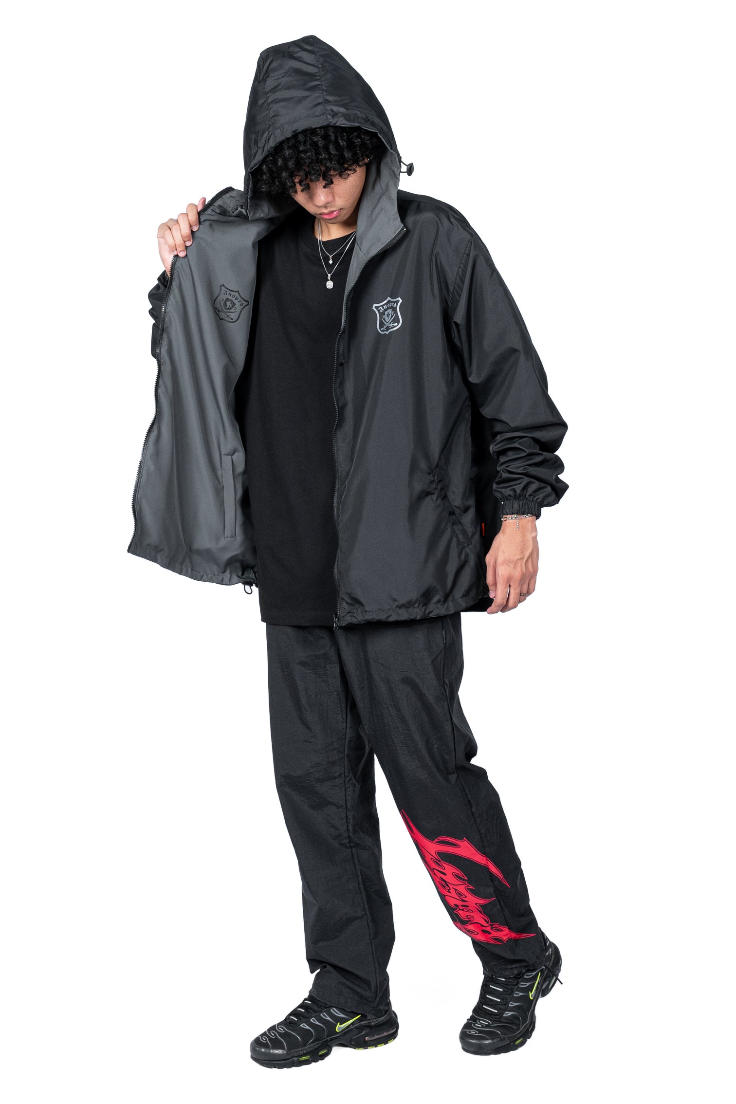 Inspired27 Jacket  - Shield Reversible I Black Grey
