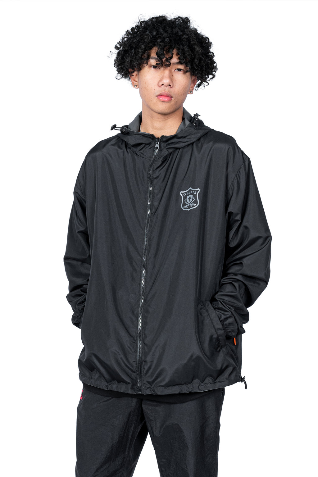 Inspired27 Jacket  - Shield Reversible I Black Grey