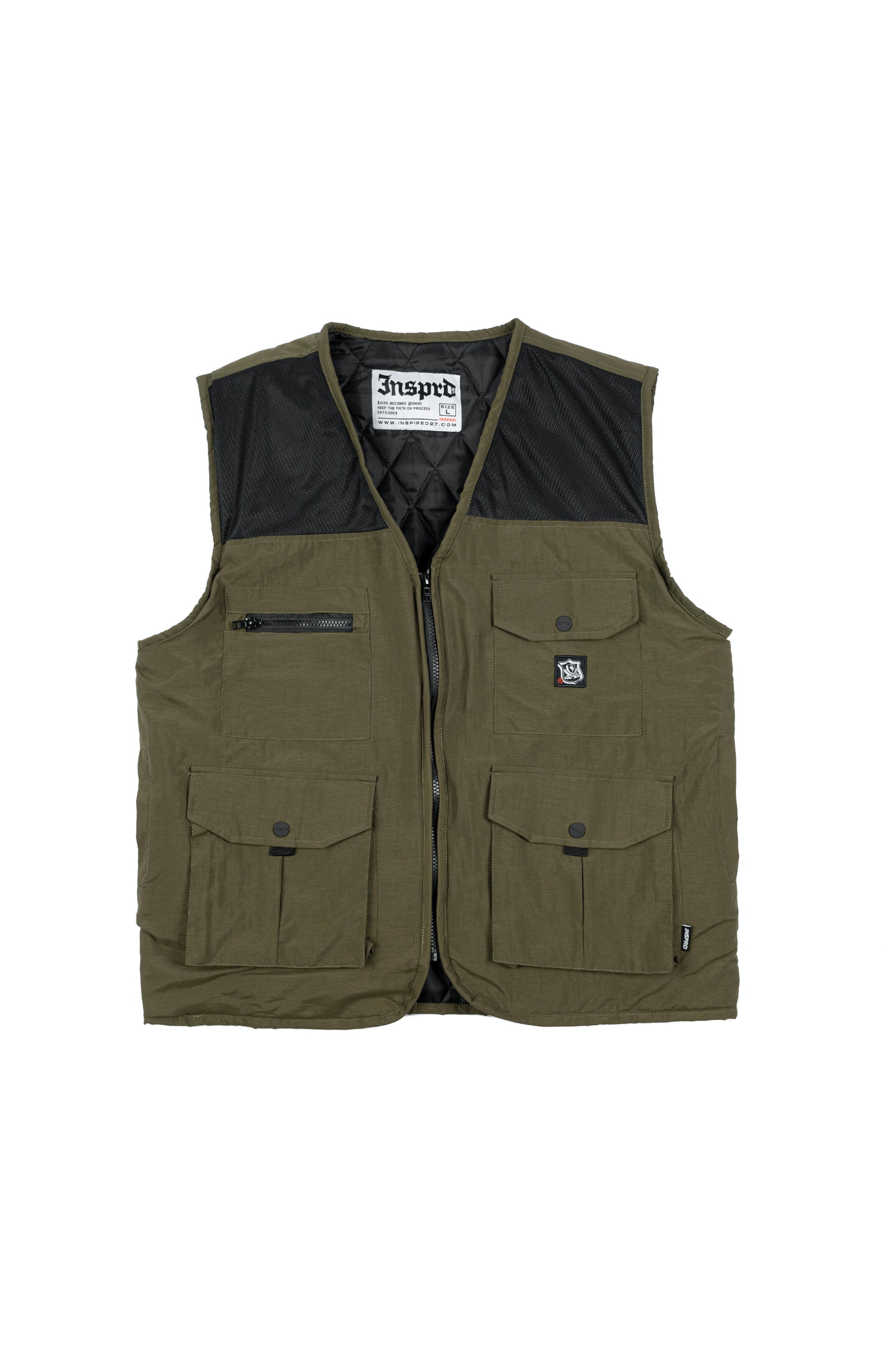 Inspired27 Jacket Vest - Extrude I Army Green