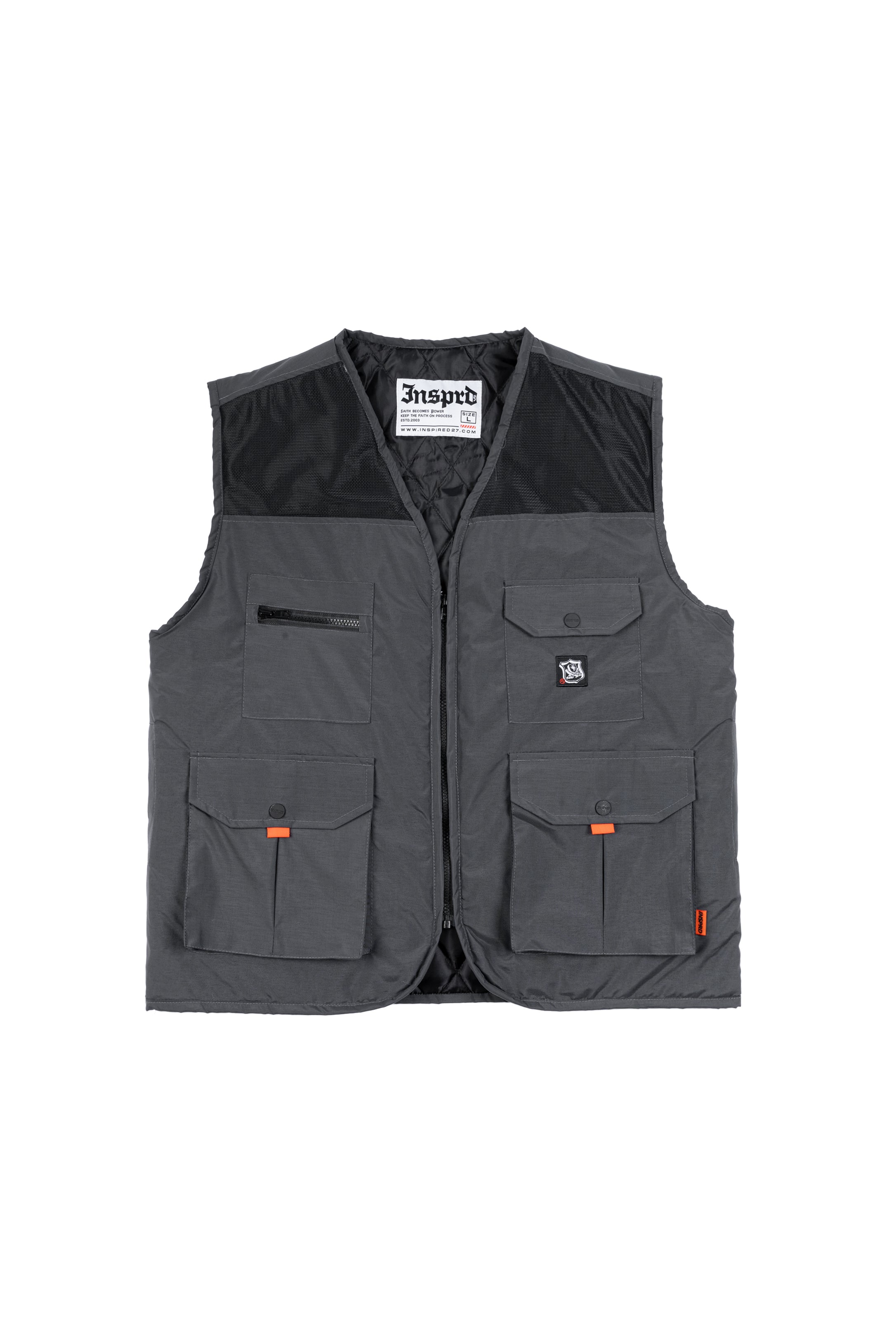 Inspired27 Jacket Vest - Extrude I Dark Grey