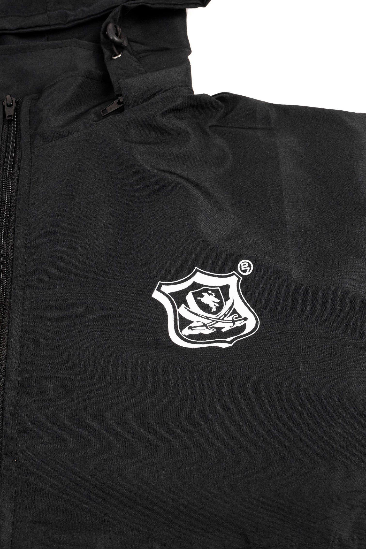 Inspired27 - Jacket Windbreaker Extrude Foldable | Black