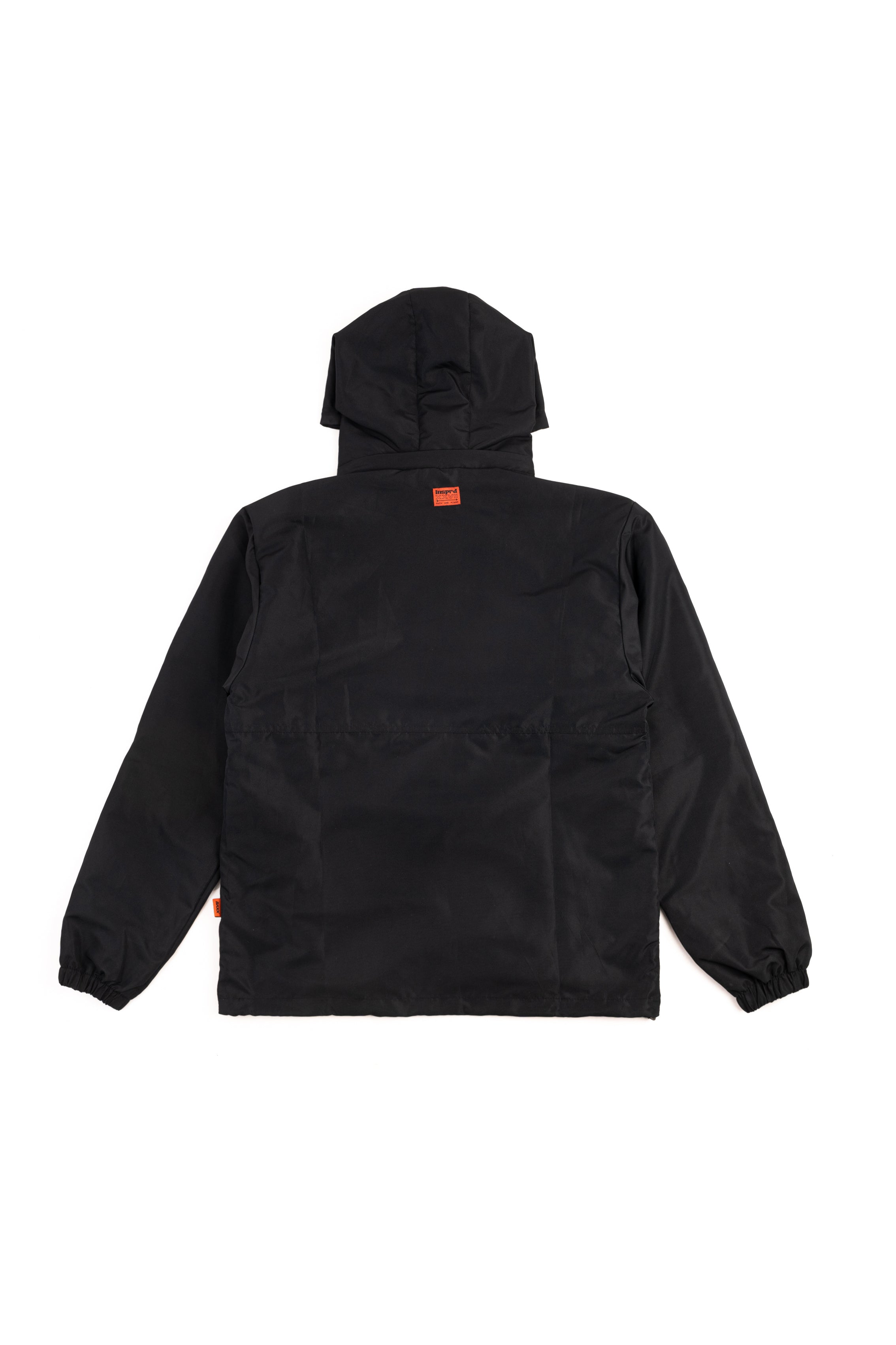 Inspired27 - Jacket Windbreaker Extrude Foldable | Black