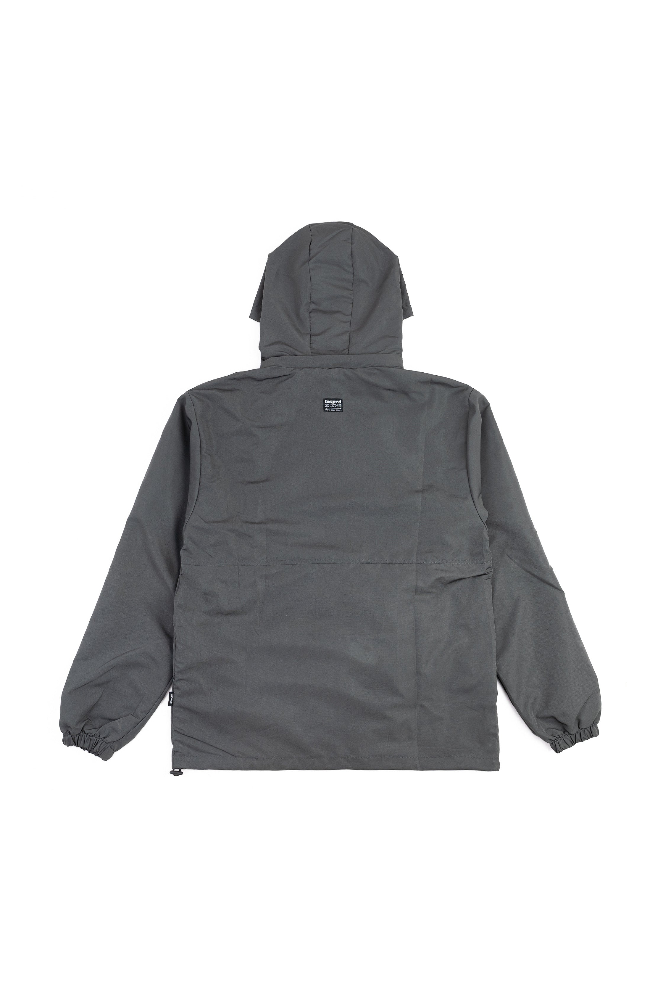 Inspired27 - Jacket Windbreaker Extrude Foldable | Dark Grey
