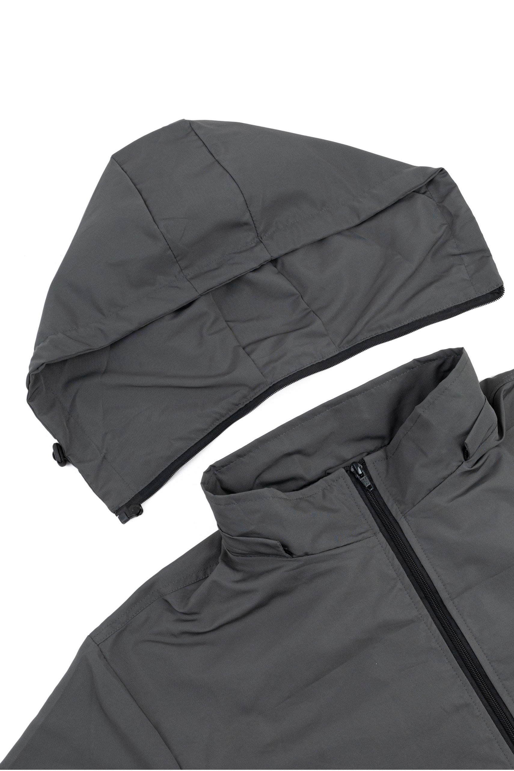 Inspired27 - Jacket Windbreaker Extrude Foldable | Dark Grey