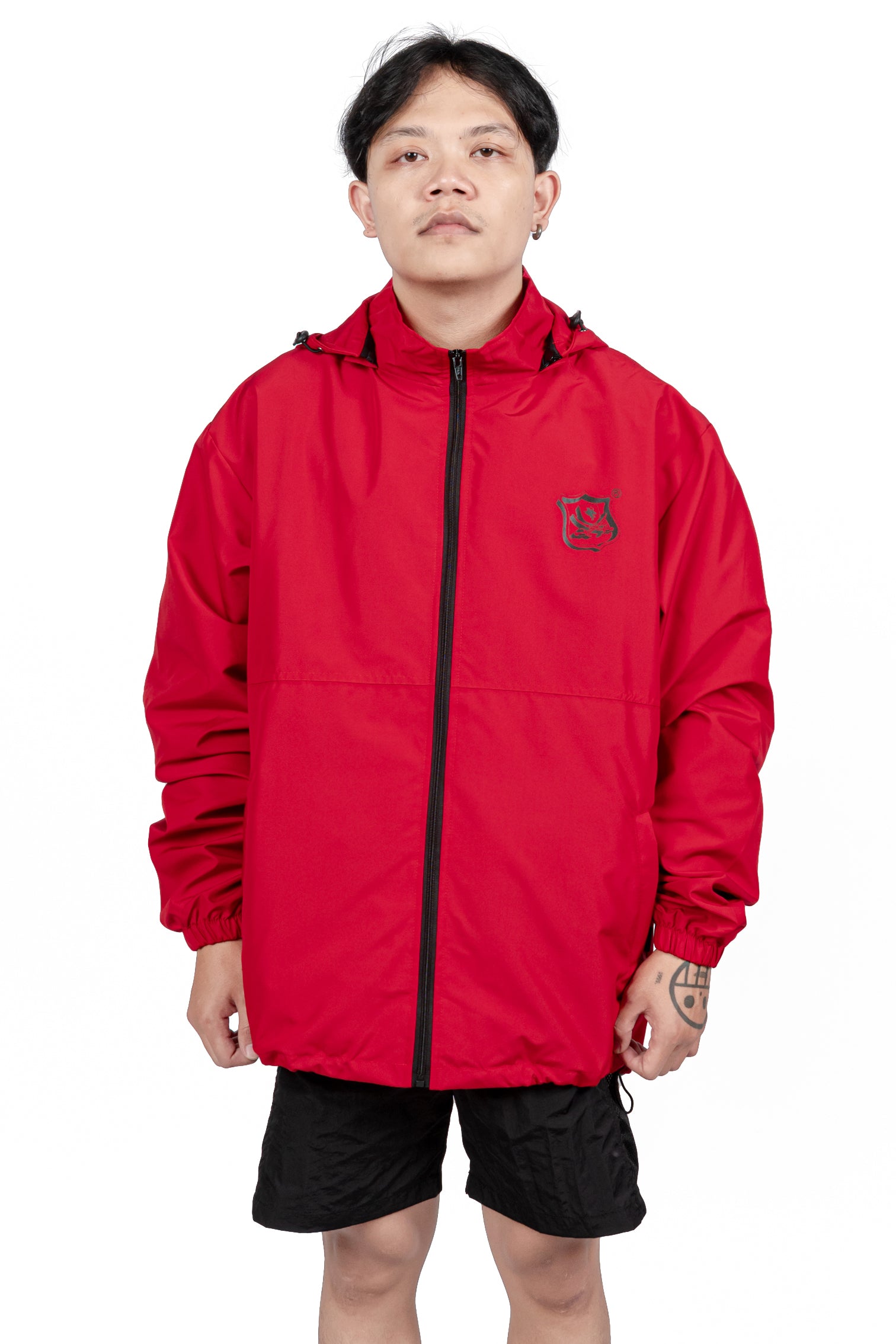 Inspired27 - Jacket Windbreaker Extrude Foldable | Red