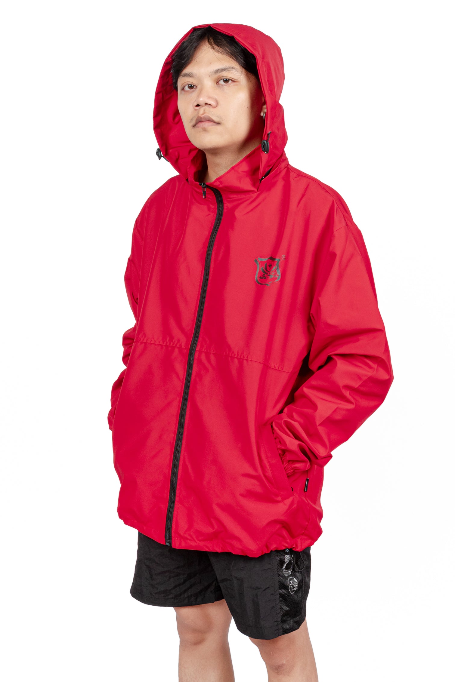Inspired27 - Jacket Windbreaker Extrude Foldable | Red