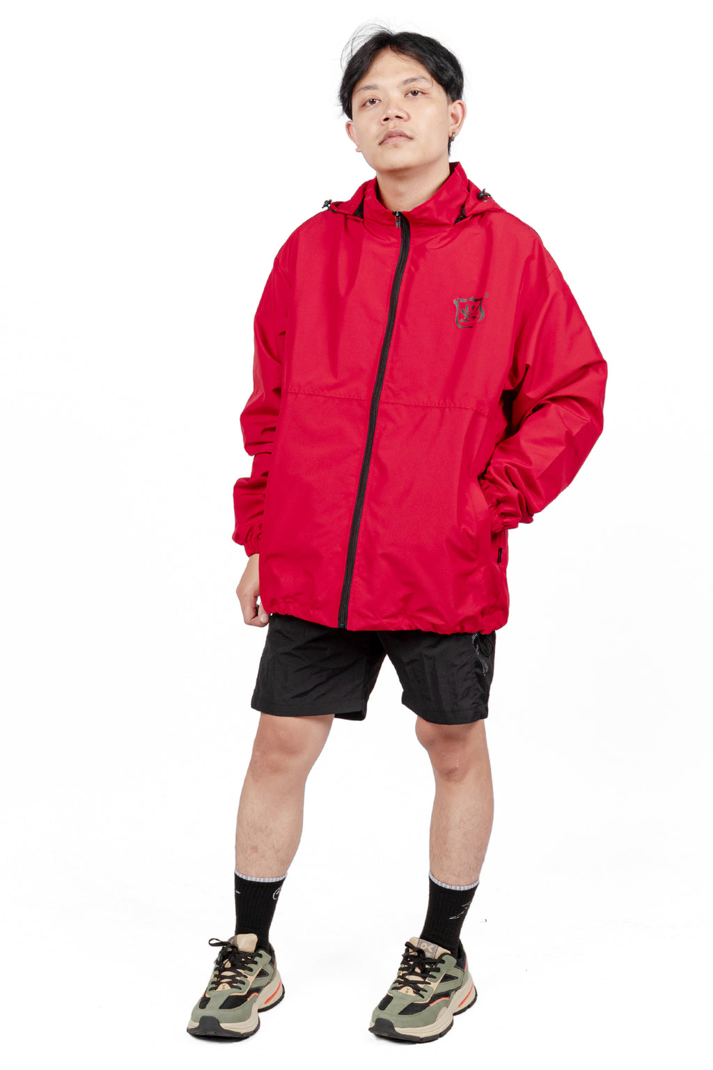Inspired27 - Jacket Windbreaker Extrude Foldable | Red