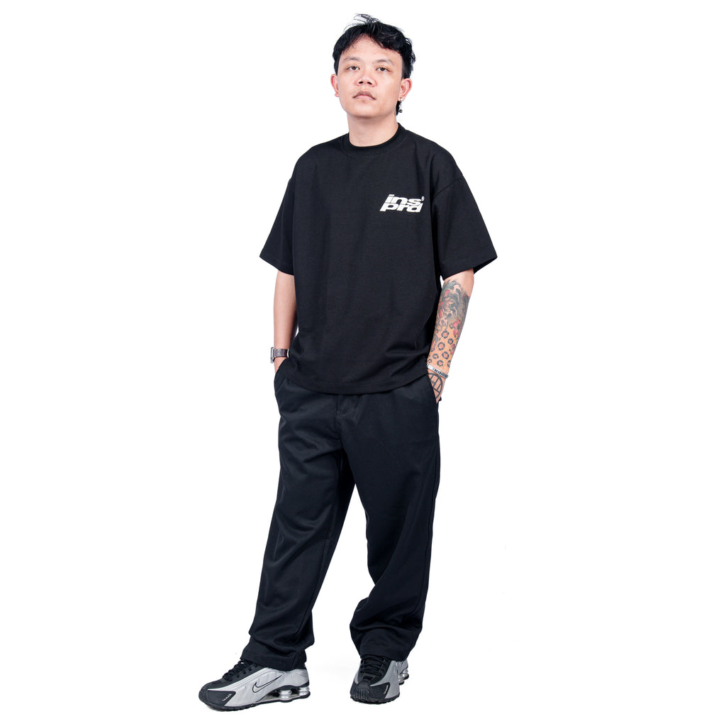 Inspired27 Tshirt Oversize - Texta Bk| Black