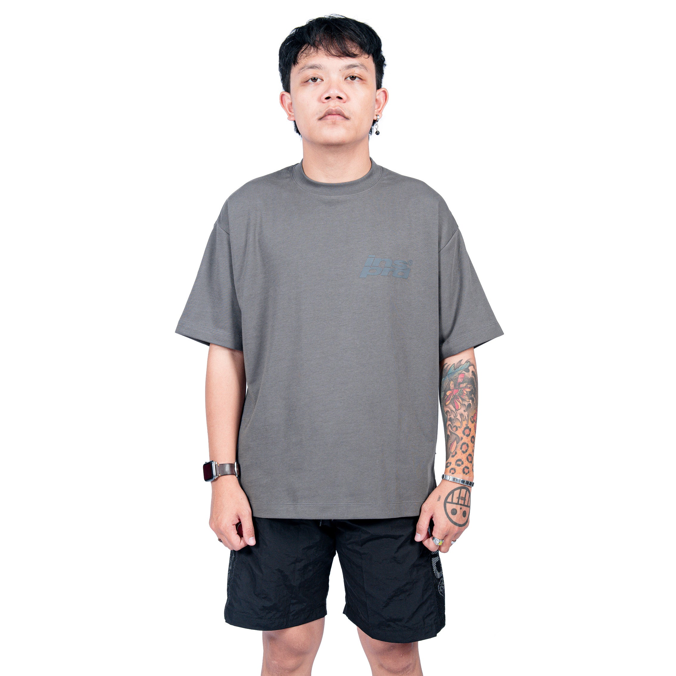 Inspired27 Tshirt Oversize - Texta Dg| Dark Grey