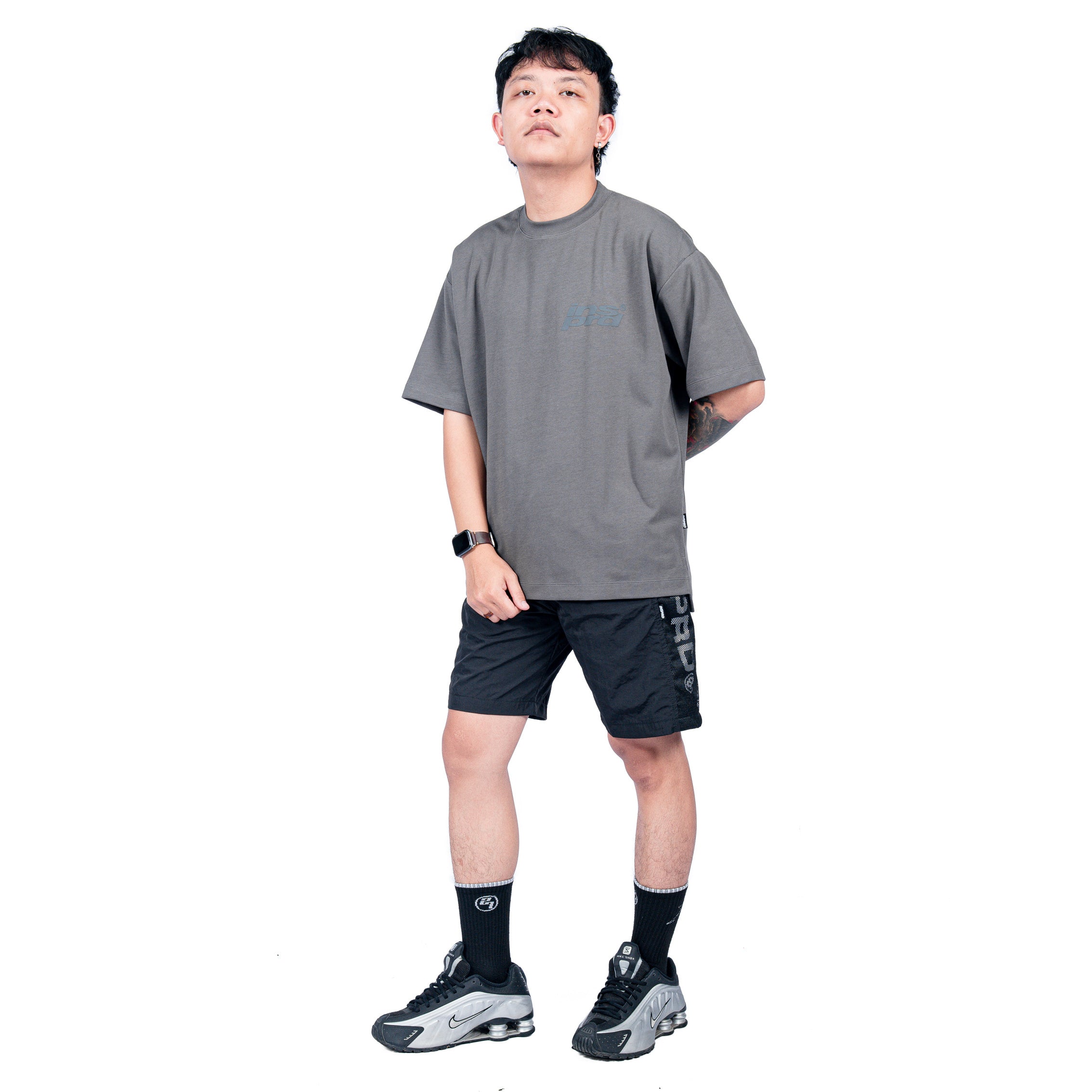 Inspired27 Tshirt Oversize - Texta Dg| Dark Grey