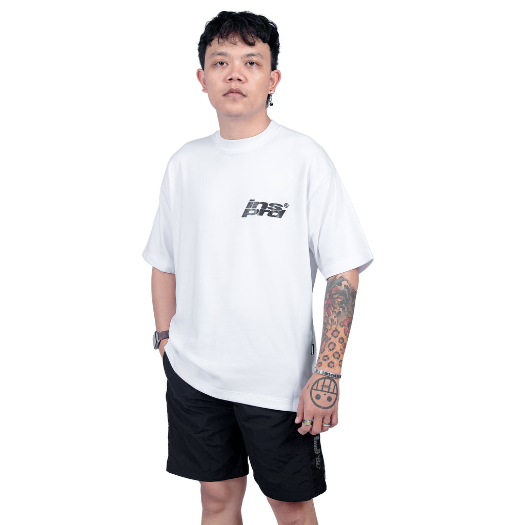 Inspired27 Tshirt Oversize - Texta Wh | White