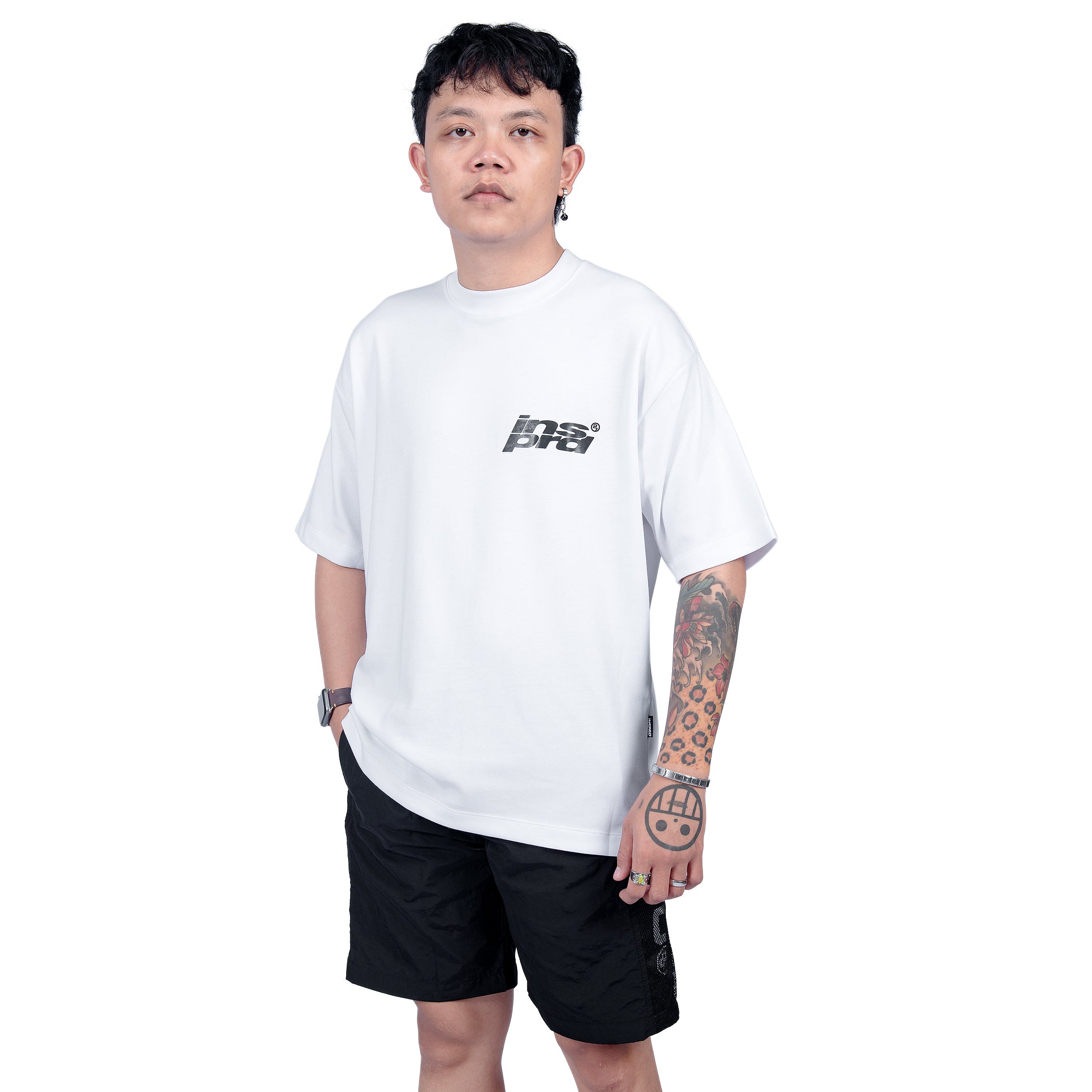 Inspired27 Tshirt Oversize - Texta Wh | White