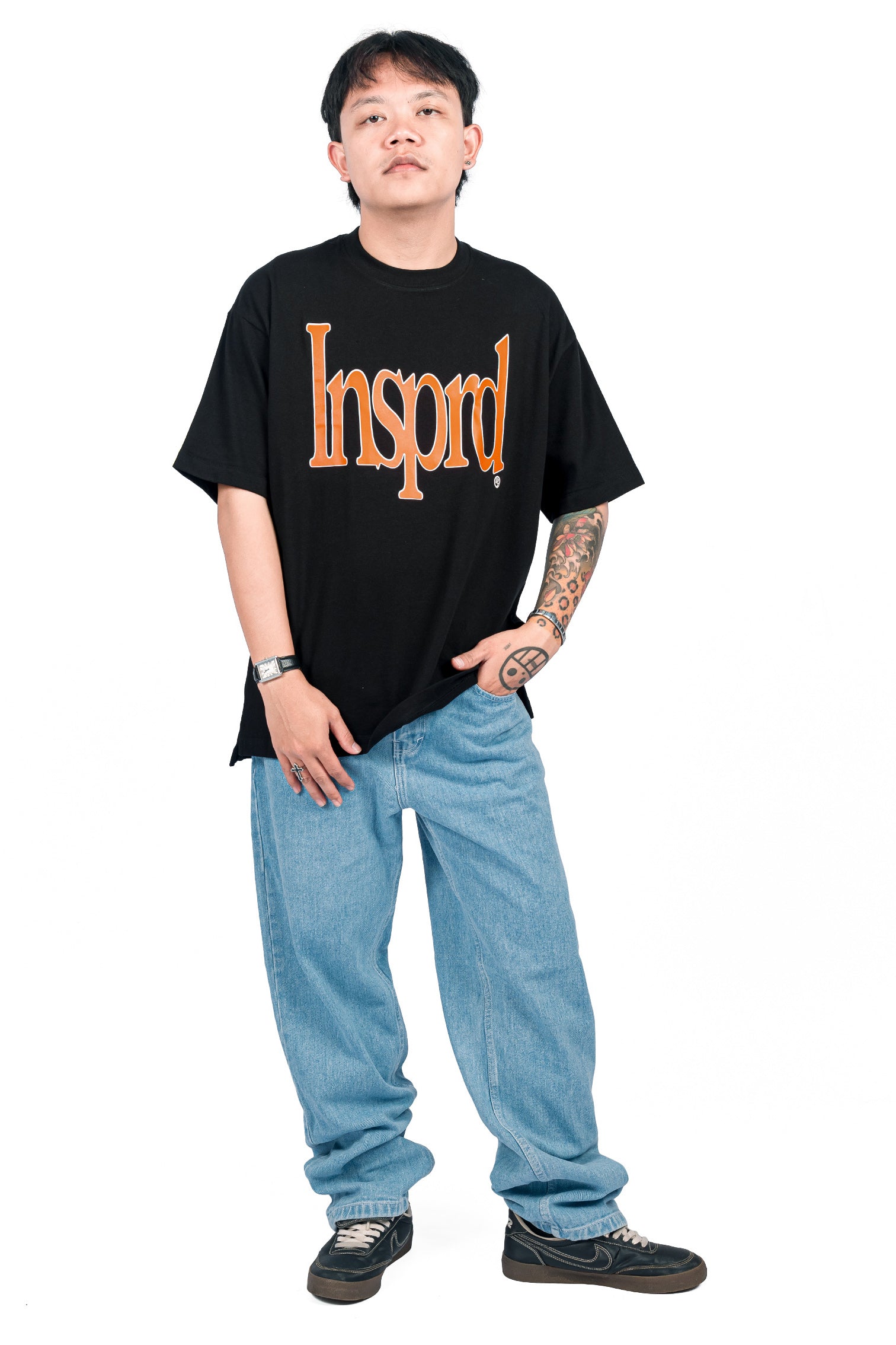 Inspired27 Tshirt Oversize - Brave Bk | Black