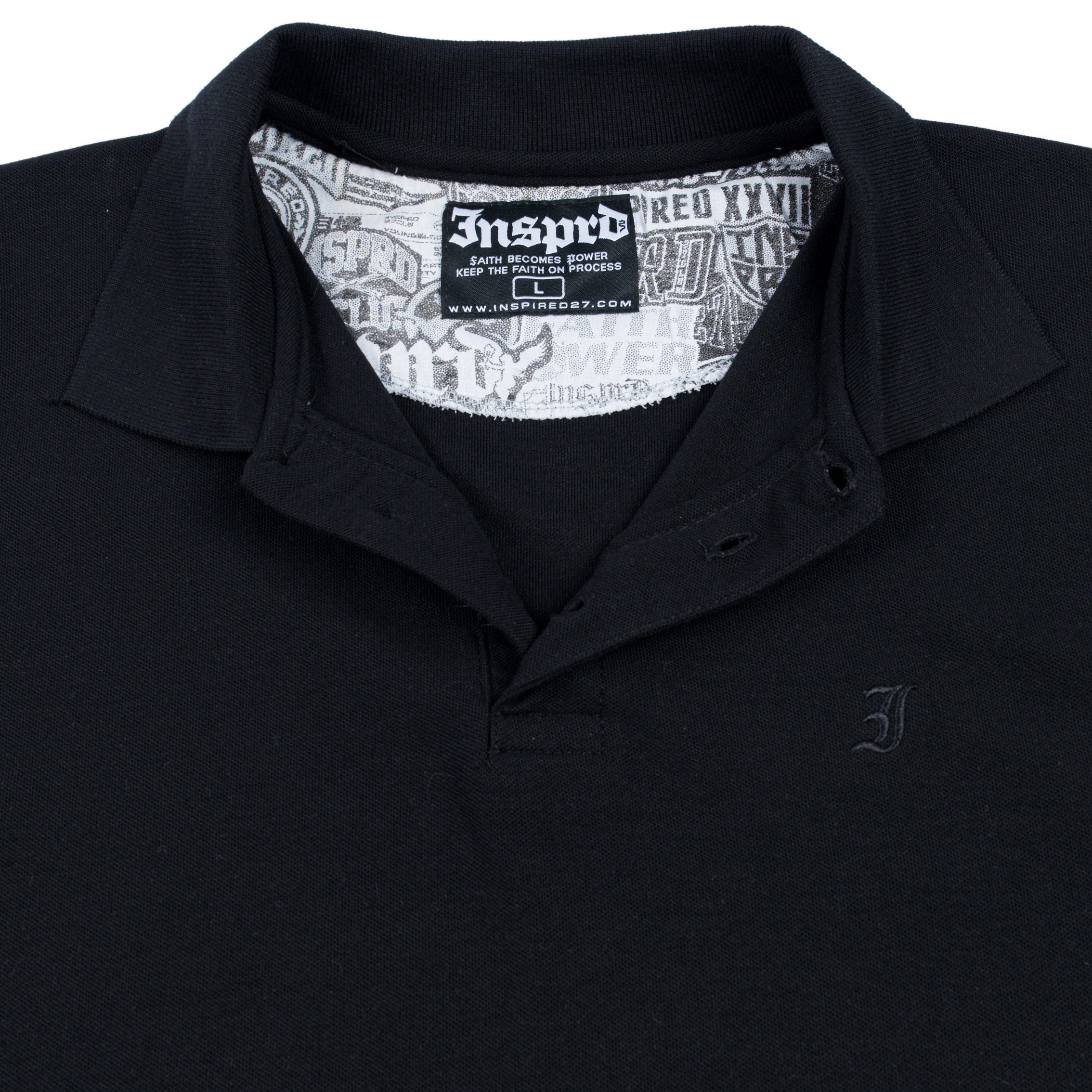 Inspired27 Polo Shirt - Root PL Bk | Black