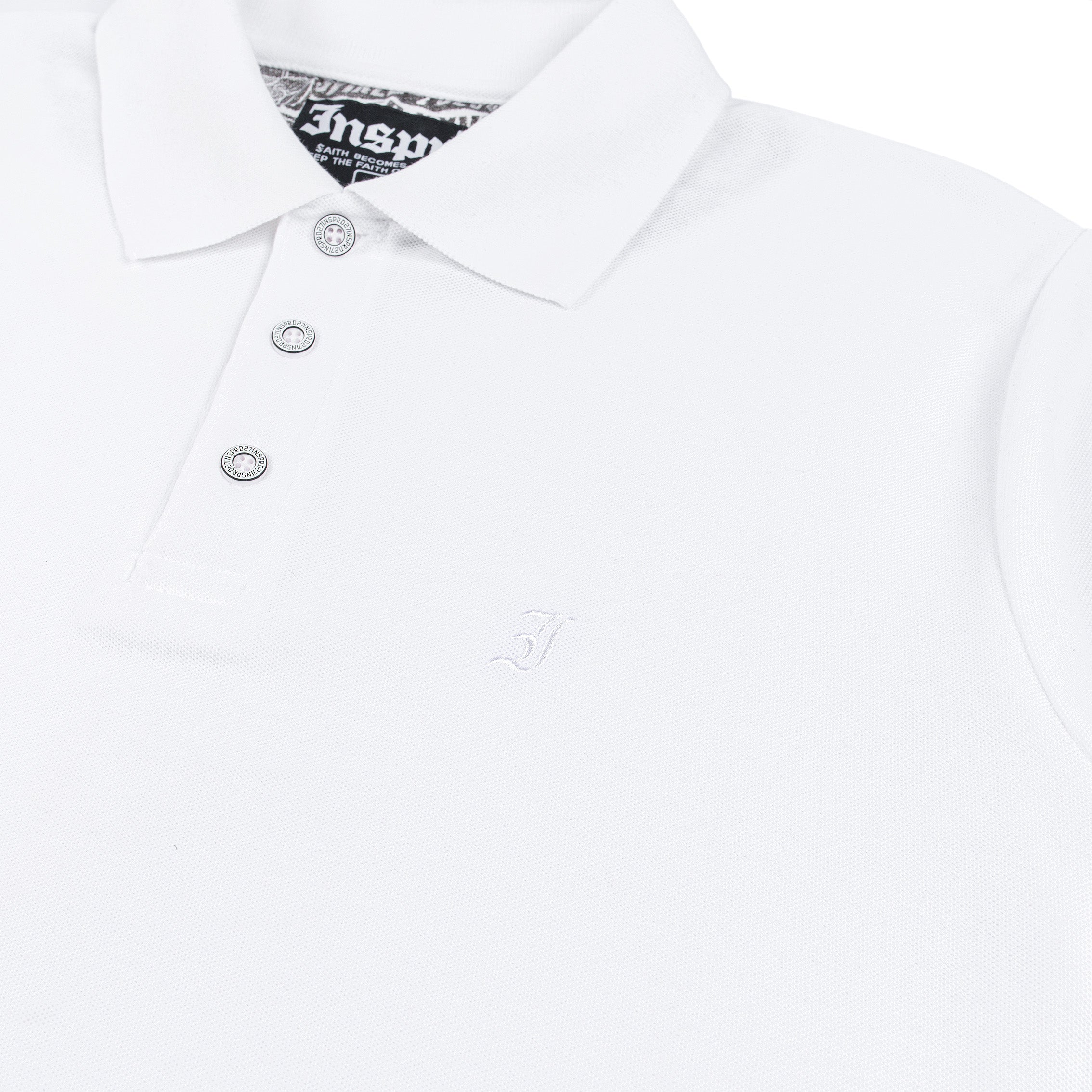 Inspired27 Polo Shirt - Root PL Wh | White
