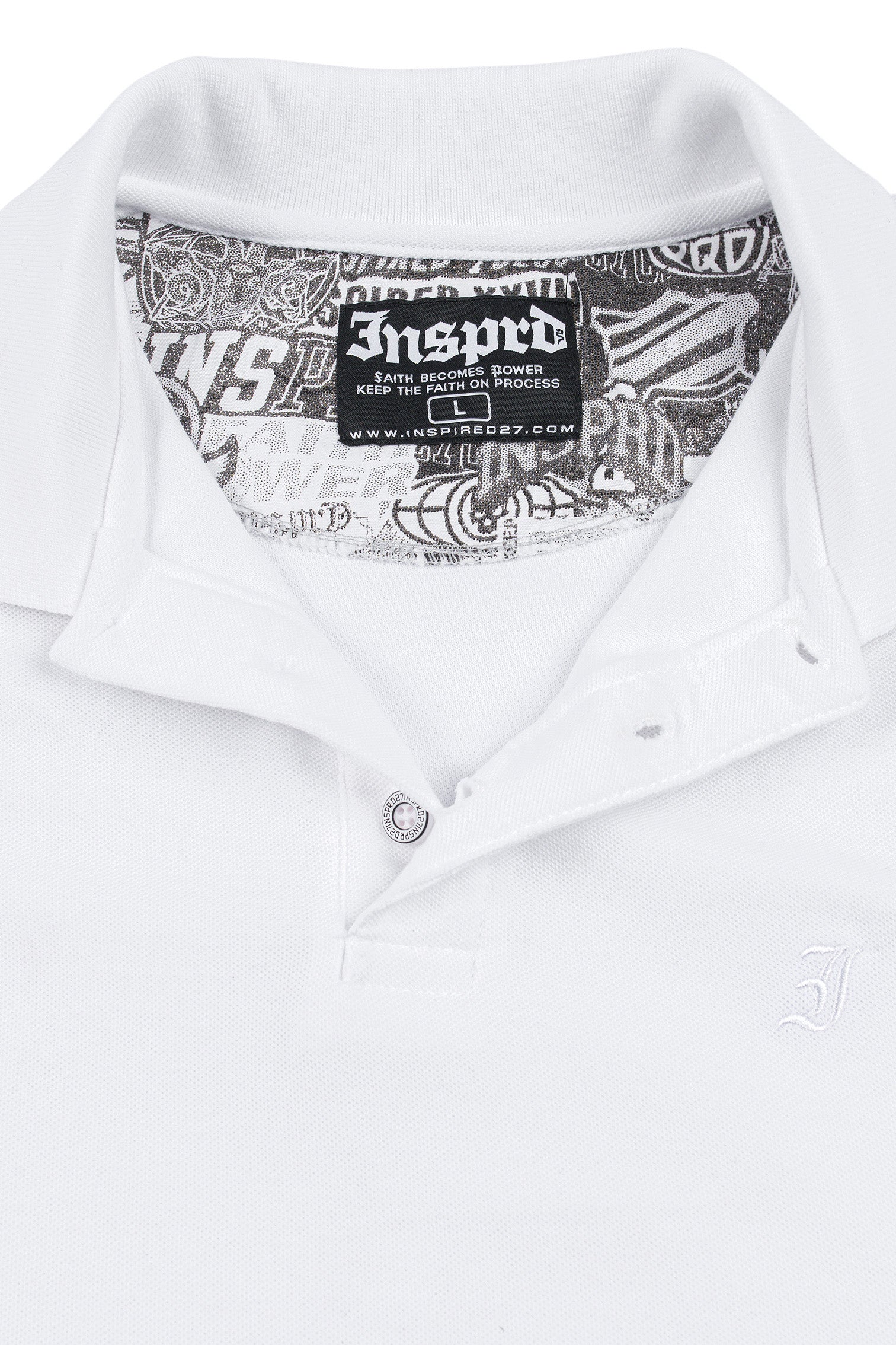 Inspired27 Polo Shirt - Root PL Wh | White