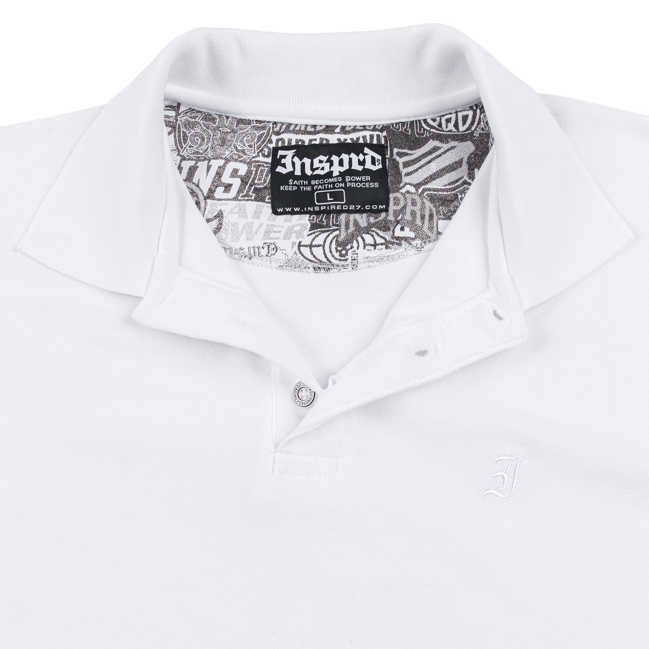 Inspired27 Polo Shirt - Root PL Wh | White