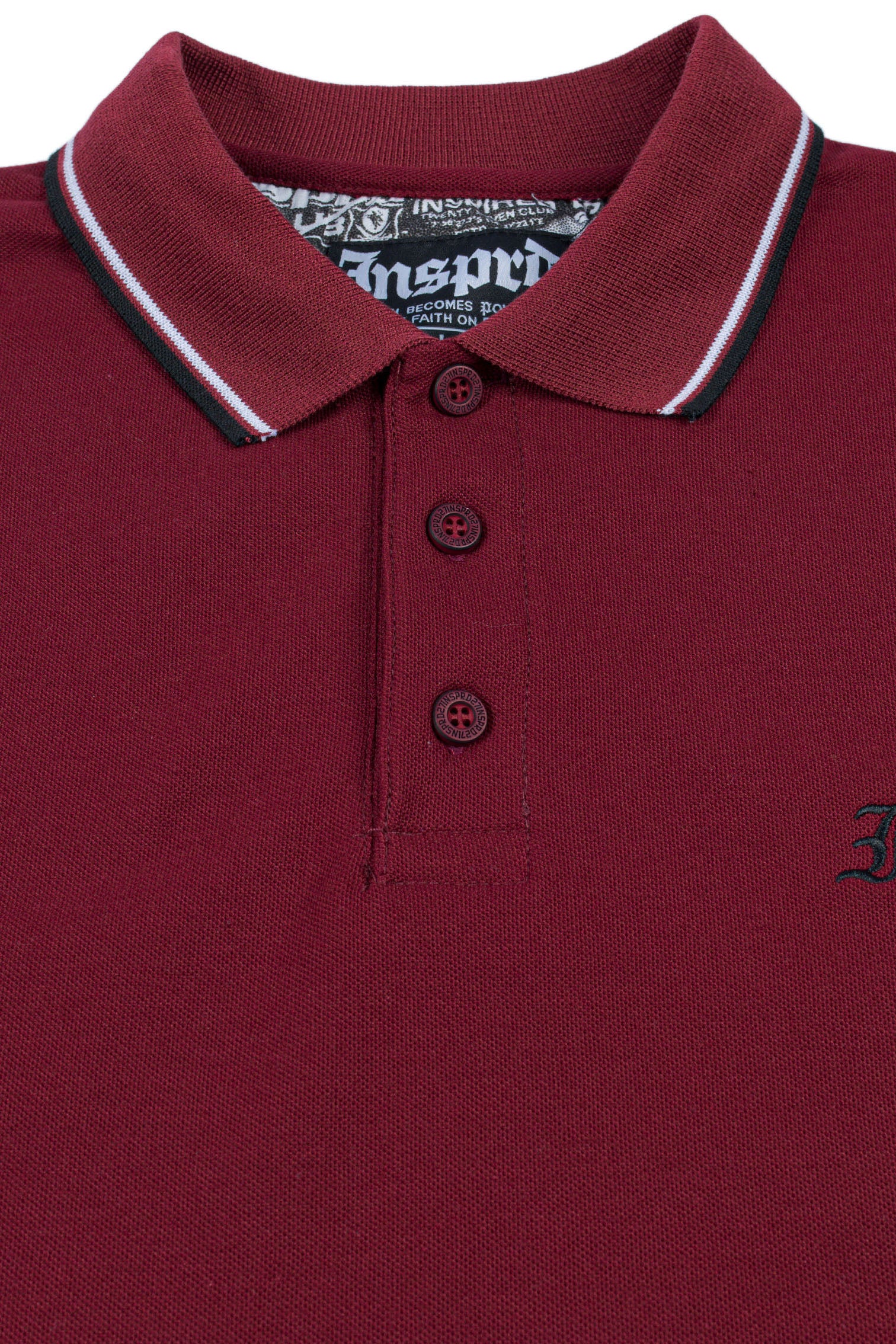 Inspired27 Polo Shirt - Root PL Mr | Maroon