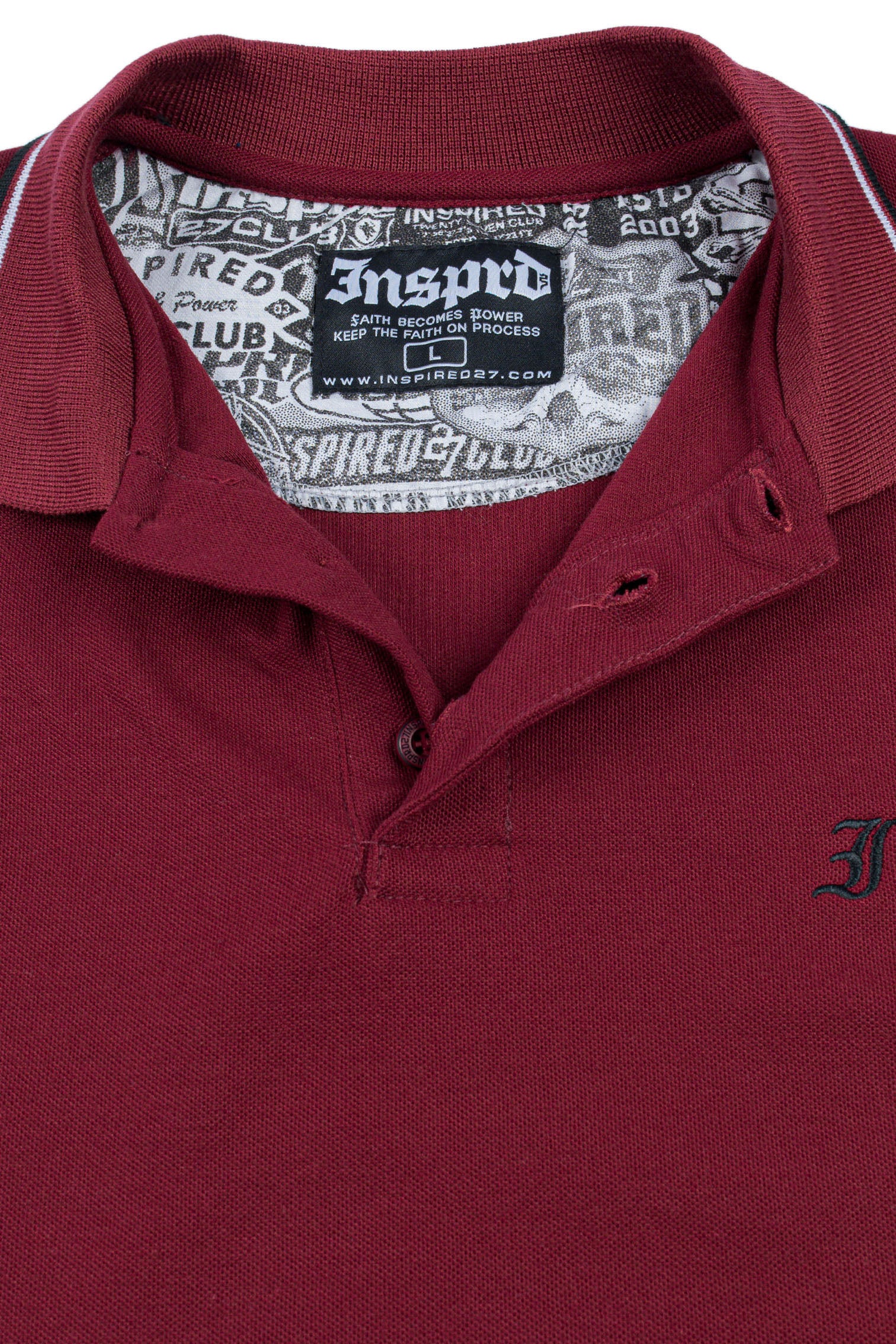 Inspired27 Polo Shirt - Root PL Mr | Maroon