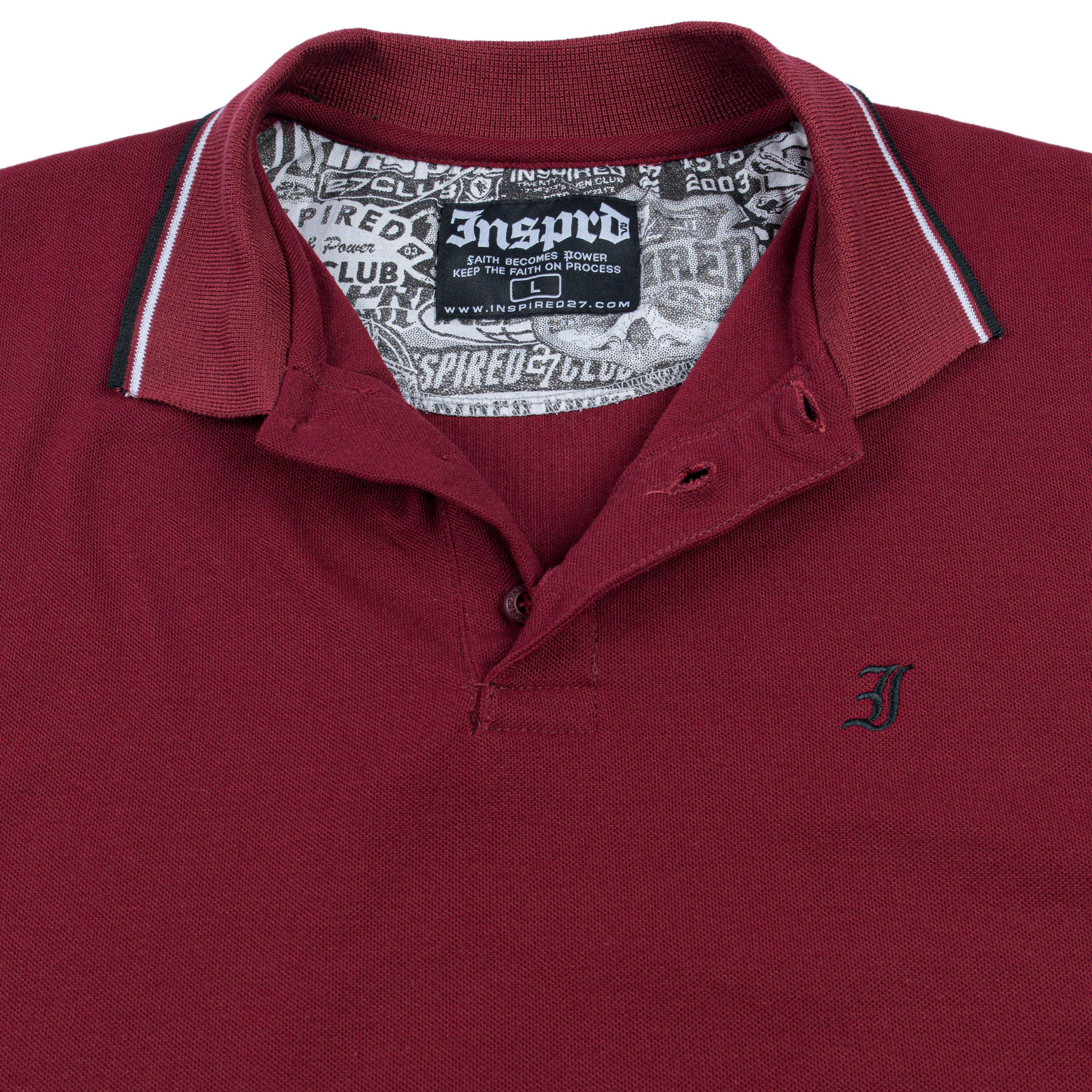 Inspired27 Polo Shirt - Root PL Mr | Maroon