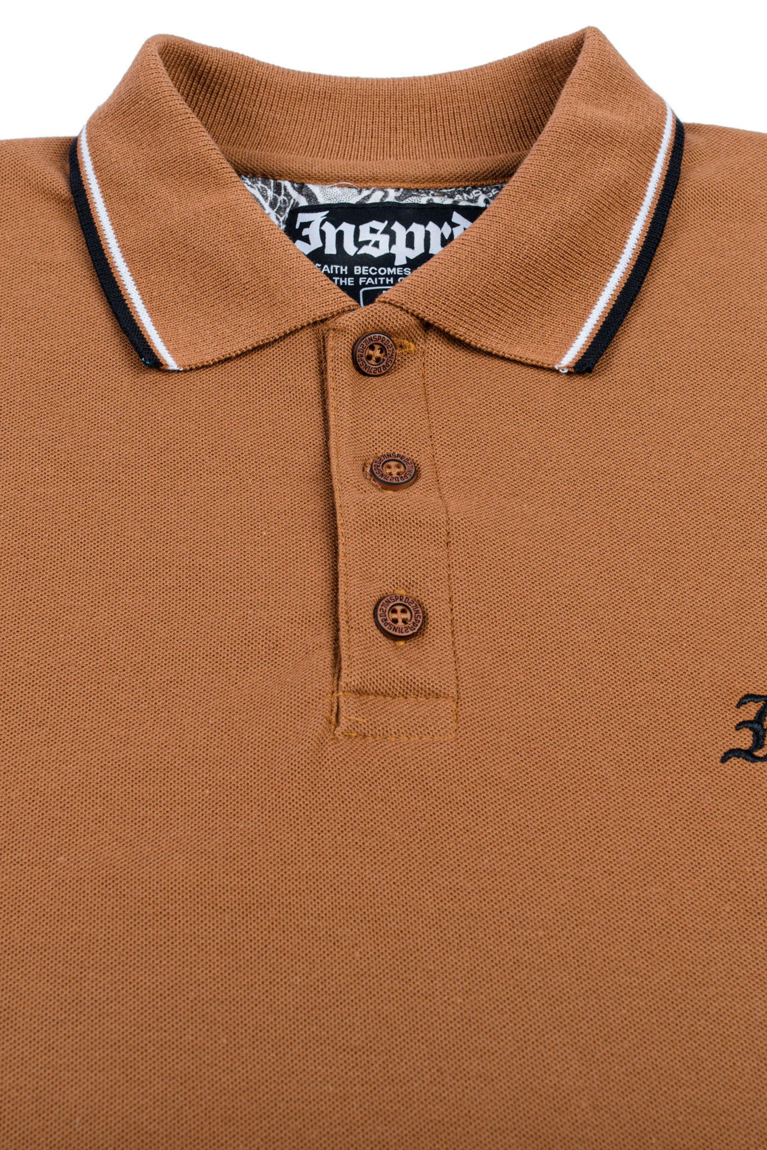 Inspired27 Polo Shirt - Root PL Br | Brown