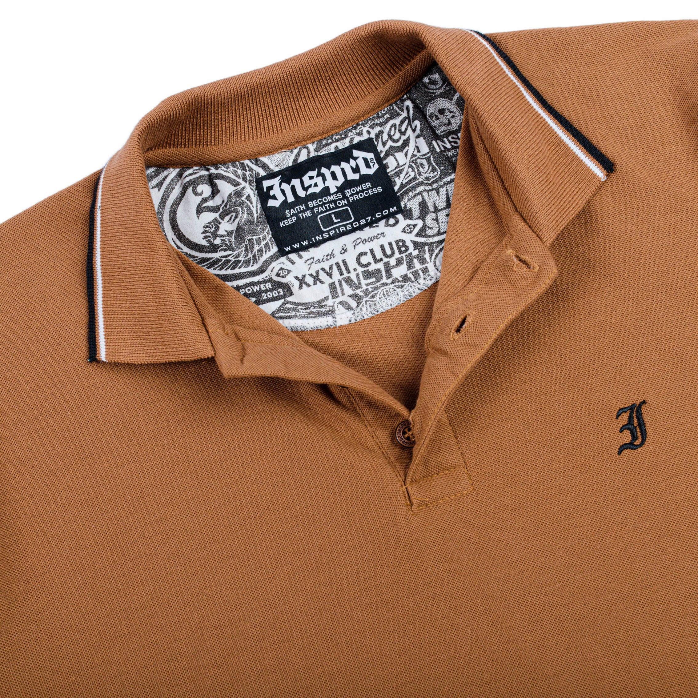 Inspired27 Polo Shirt - Root PL Br | Brown