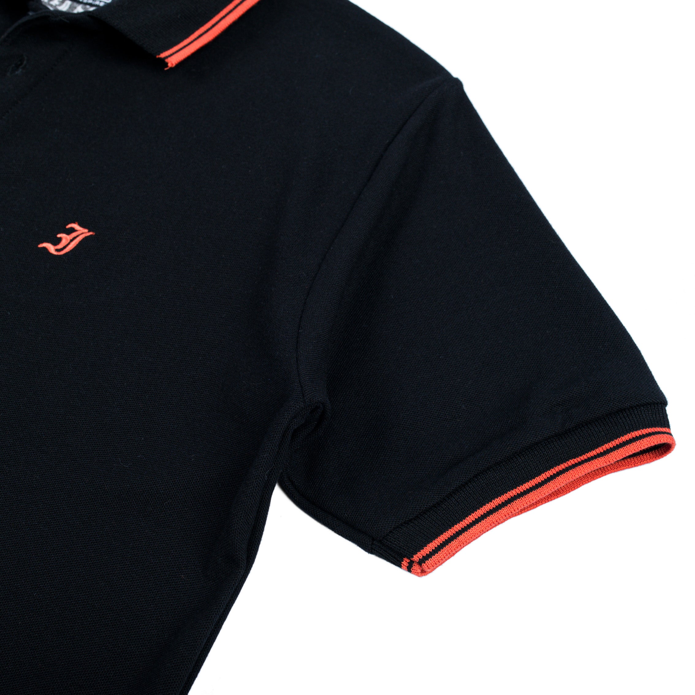 Inspired27 Polo Shirt - Root PL Stripe Or | Black