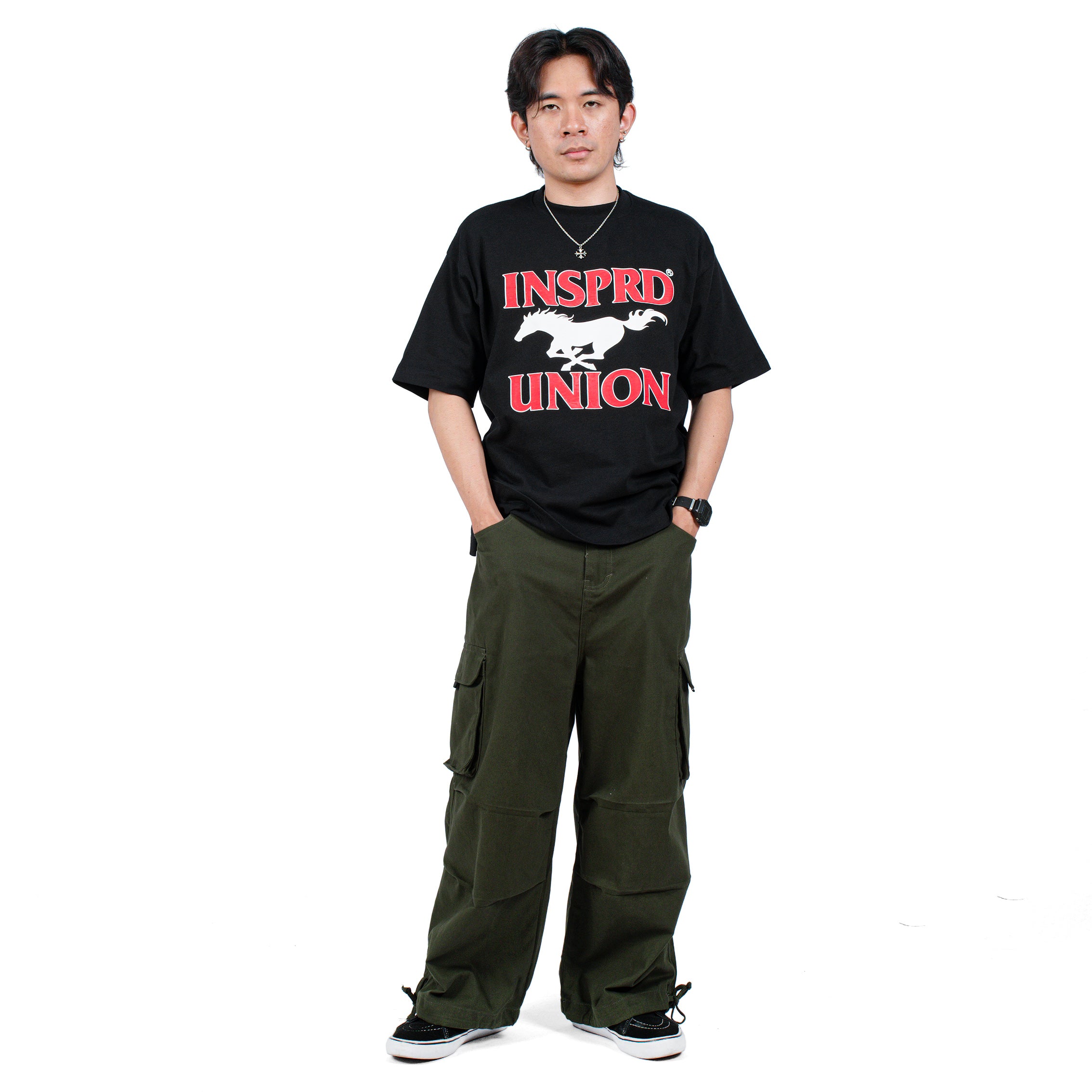 Inspired27 - Celana Panjang Cargo Fold