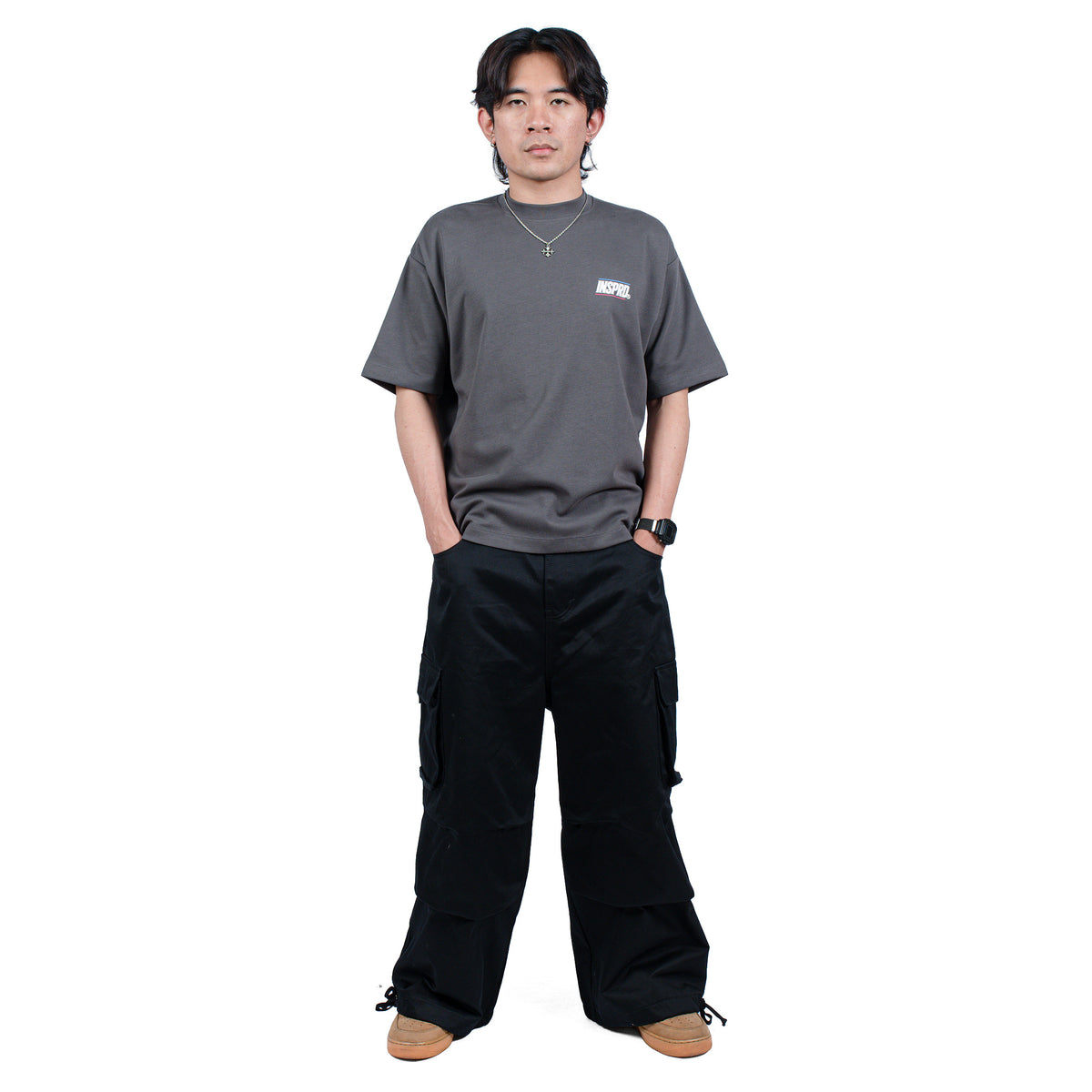 Inspired27 Tshirt Oversize - Concrete Ovs