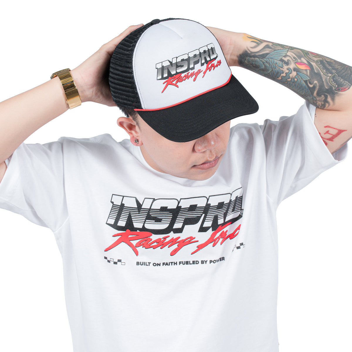 Inspired27 Friction Ht Racing Force V3 | Trucker Hat Mesh Snapback | Topi Unisex